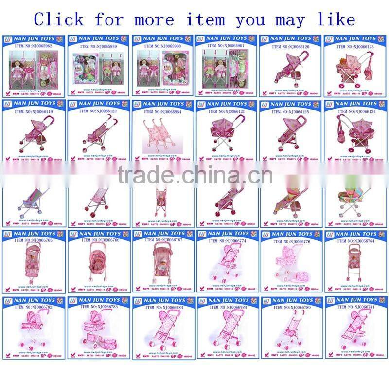 Hot selling baby doll barrow metal doll barrow for children