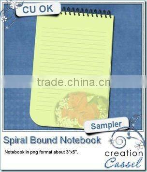 Metal spiral ,Nylon coated iron single loop wire, spiral binding