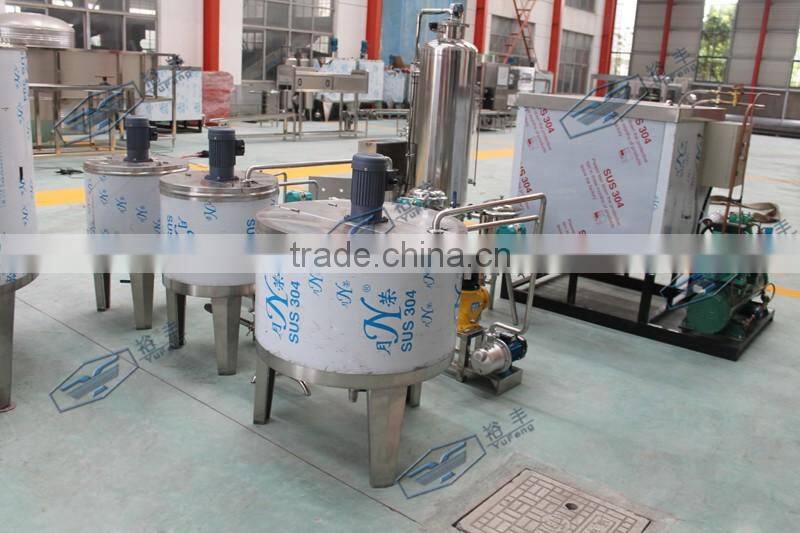 Flow meter installed 1000LPH carbonated beverage making machine / mixing machine