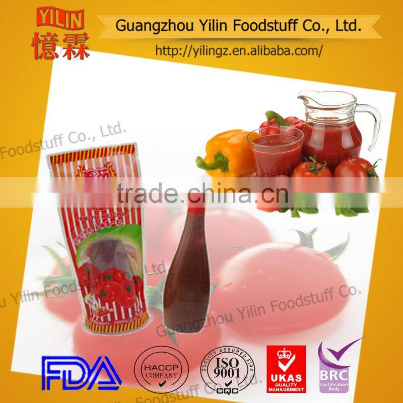310g squeeze bottle tomato ketchup Yilin brands China