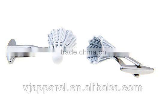 Shuttlecock Badminton Cufflinks