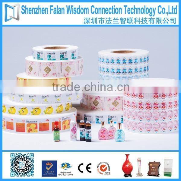 Waterproof high printing quality self adhesive e-liquid bottle label