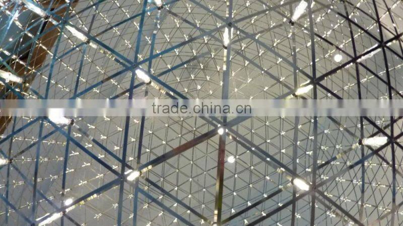 round stainless steel hanging lights in 3 different size with LED