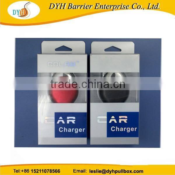 Durable dual usb mobile car charger Portable Retractable Car Charger