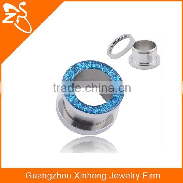 TP01107 stainless steel flesh tunnel body jewelry making supplies