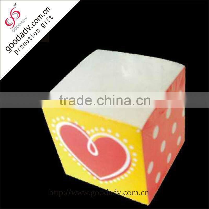 Perfect design memo pad with paper box and pallet