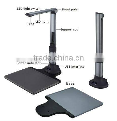 Trade asssurance supplier 5 megapixel USB document Scanner