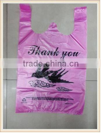 wholesale vb-47 ISO plastic t-shirt bag china manufacture for shopping