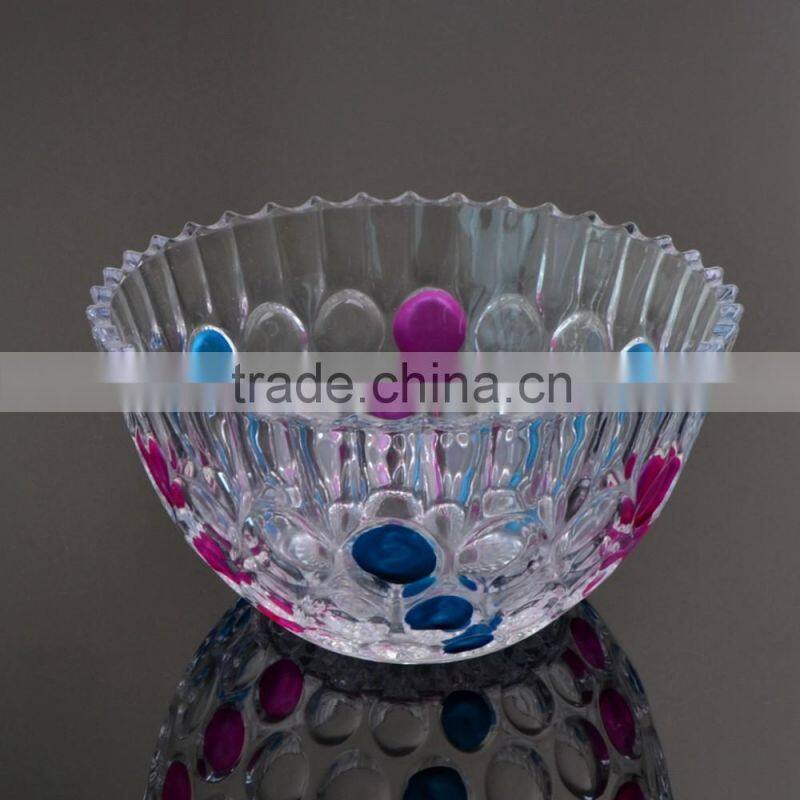 Kitchen Usuage Glass Dinnerware Colorful Bowl Set