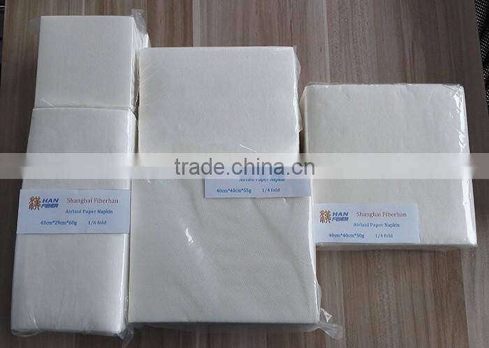 Raw materials paper napkin bands, printed paper napkin roll, airlaid paper napkin sizes
