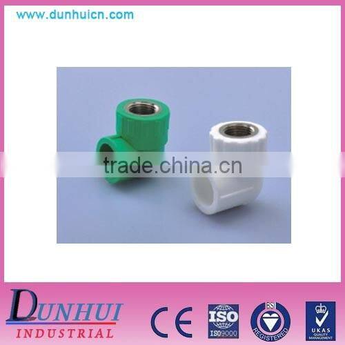 PP-R Material and Round Head Code PPR PIPE FITTINGS PPR ELBOW BY 90 degree