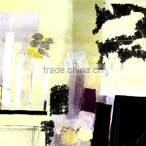 abstract handmade oil paintings of butterflies