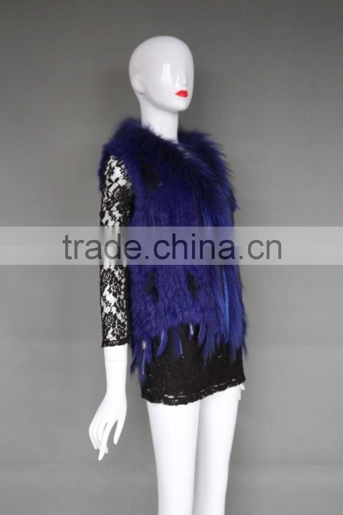 Rabbit Hooded Fur Cape /Shawl with Tassels for ladies