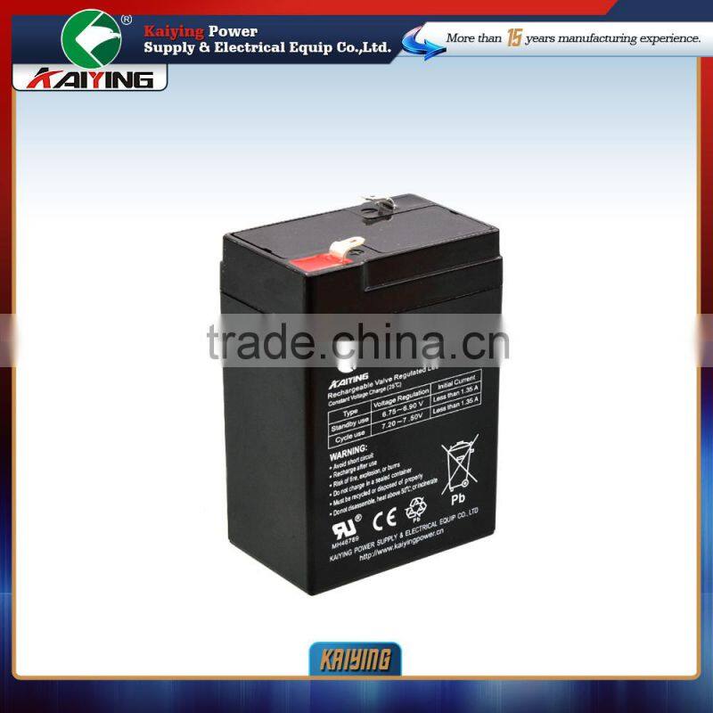 high quality best price sealed rechargeable valve regular lead acid battery 6V