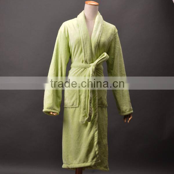 Wholesale Girls Red Flannel Fleece Bathrobe