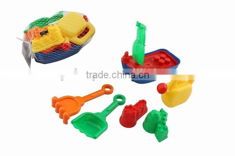 Summer funny beach sand molds kids toys beach boat (6 PCS)
