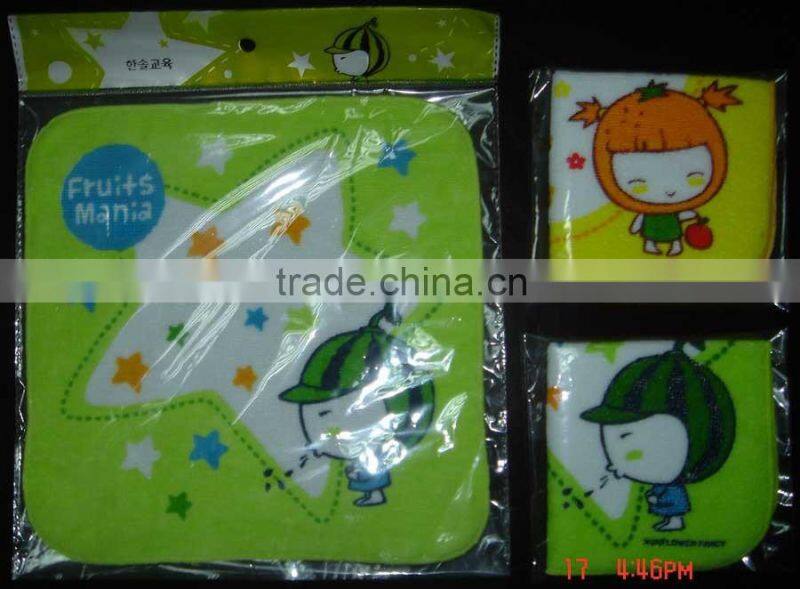 21*21.5cm face towel children towel