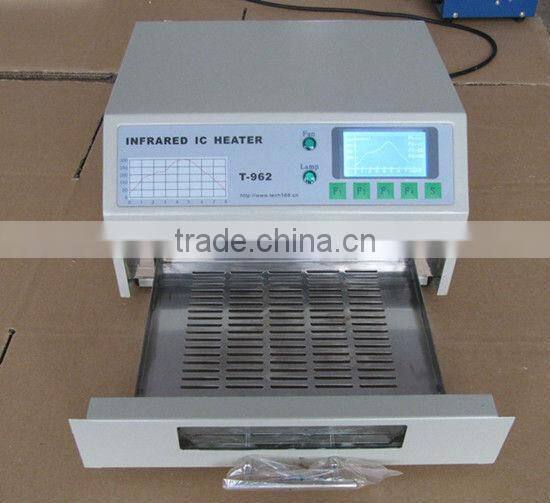 t962 reflow oven, small wave soldering machine, mini desktop reflow oven, taian puhui