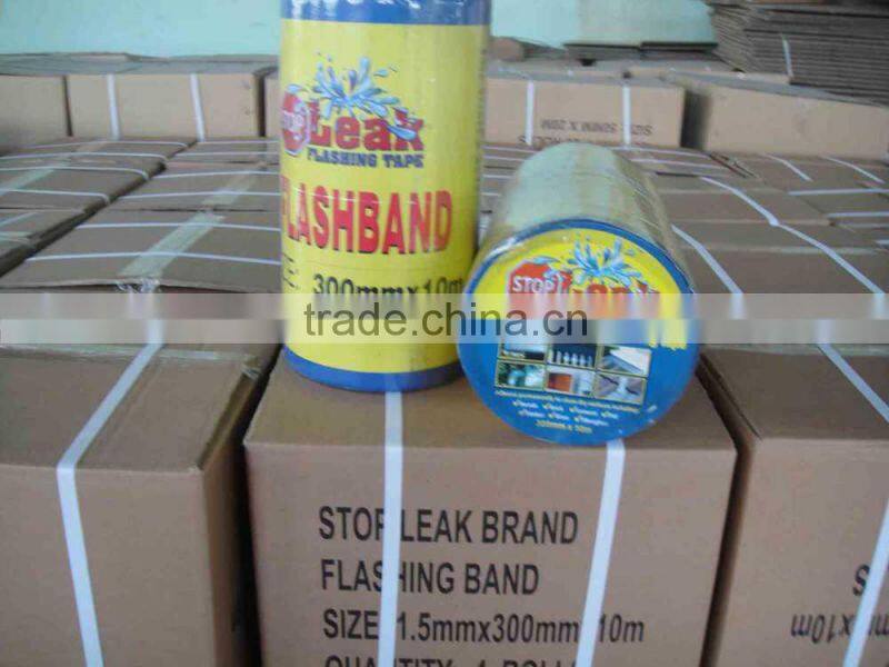 (manufacture) waterproof materials, self-adhesive asphalt waterproof tape, flashing tape, flash band