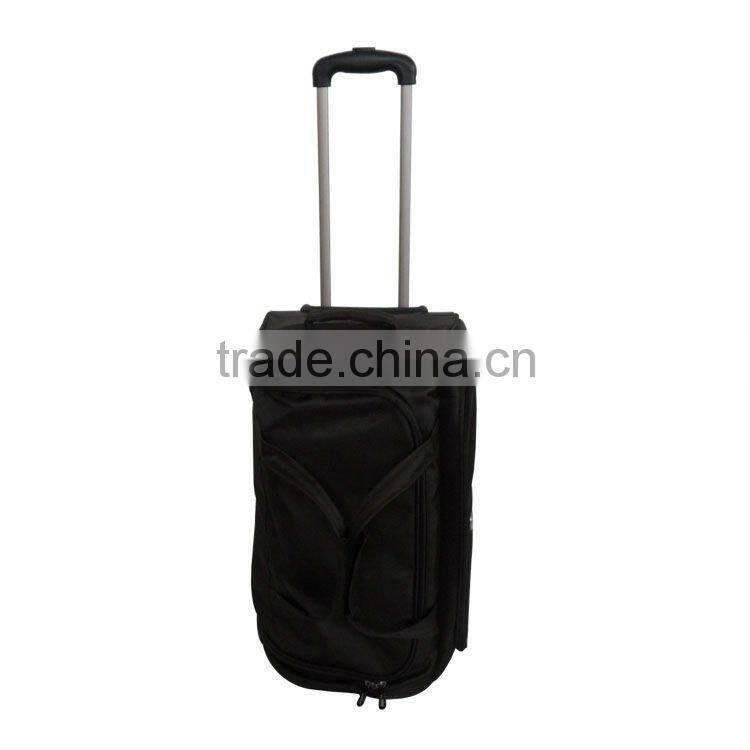 2015 china supplier cheap handbag Fashion duffel bag with trolley