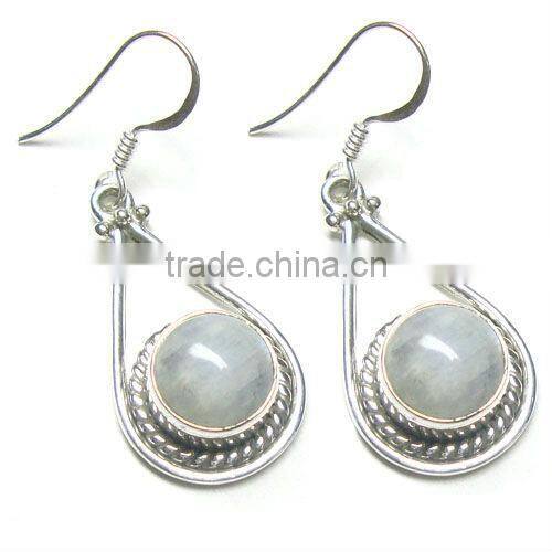 925 Sterling Silver Lapis Lazuli Drop Earrings