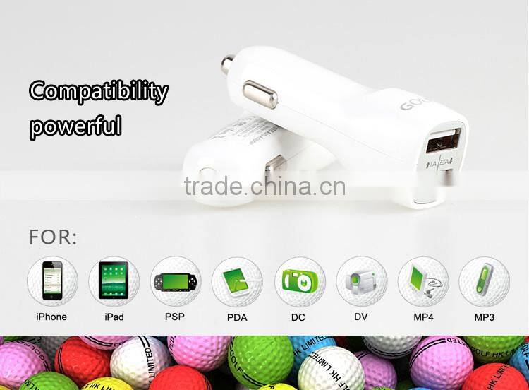 Hot sellling Universal high quality one usb car battery charger for mobile phone