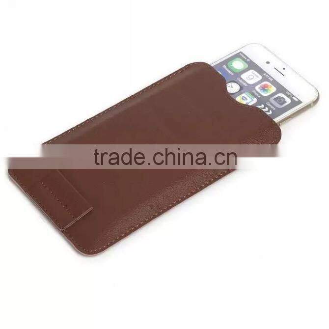 Universal PU Leather Mini Mobile Phone Pouch cover