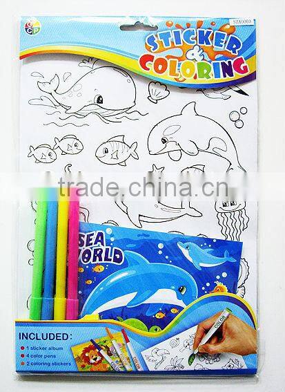 Coloring Sticker set