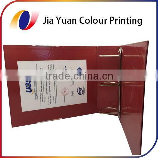 Portfolio custom office file folder PU cover