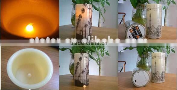 cheap LED candle with timer/flameless candle remote