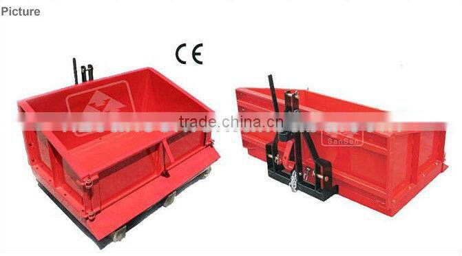Back bucket ,Catering Transport Box, tractor link box, Tractor 3point implements rear bucket