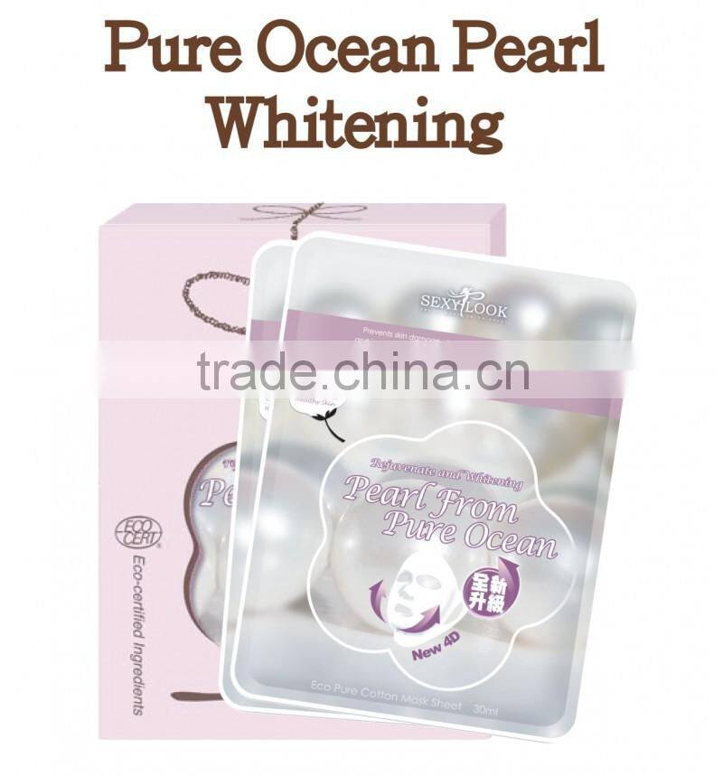 Taiwan OEM Hyaluronic Acid Collagen Crystal 4D Duo Lifting Facial Mask