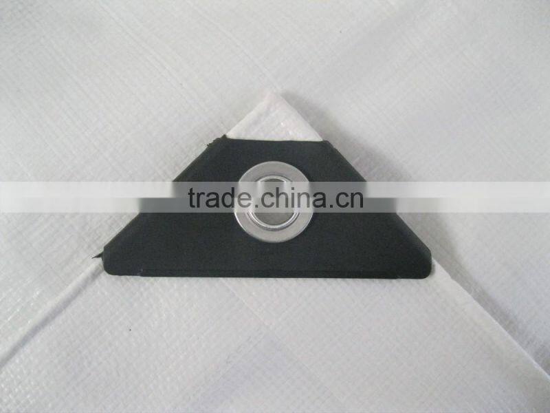 High tensile strength pe Tarpaulin and waterproof poly tarp of white Plastic tarpaulin