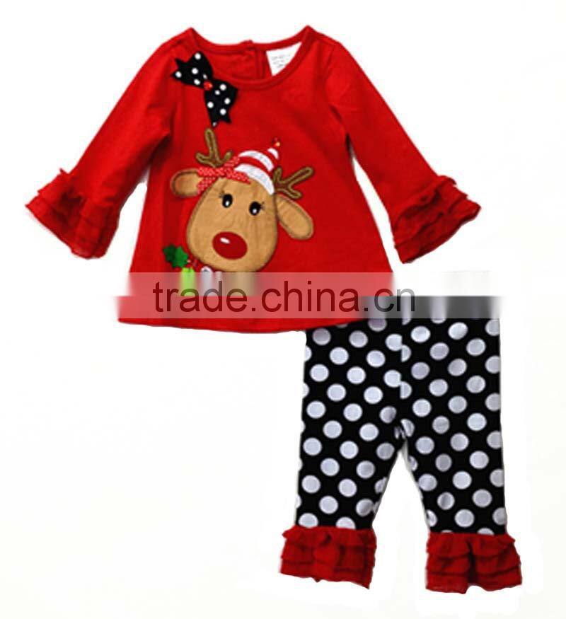 2015 Fall Thanksgiving Day Pumpkin baby girls clothes set