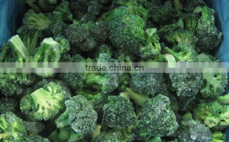 2015 Chinese New Crop high quality grade A low price China IQF FROZEN BROCCOLI