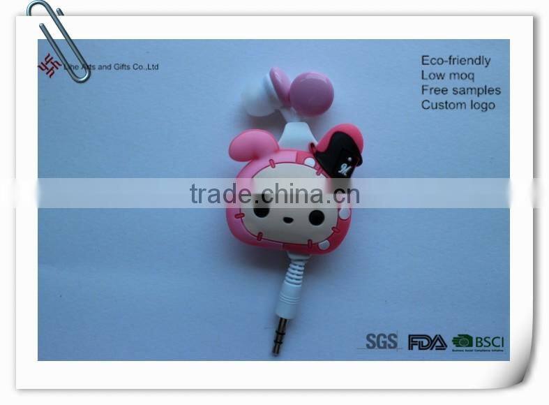 Good quality hot cartoon designs earphone for children