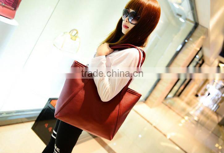 2015 professional soft leather handbags made in china
