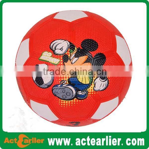 particle surface rubber soccer ball