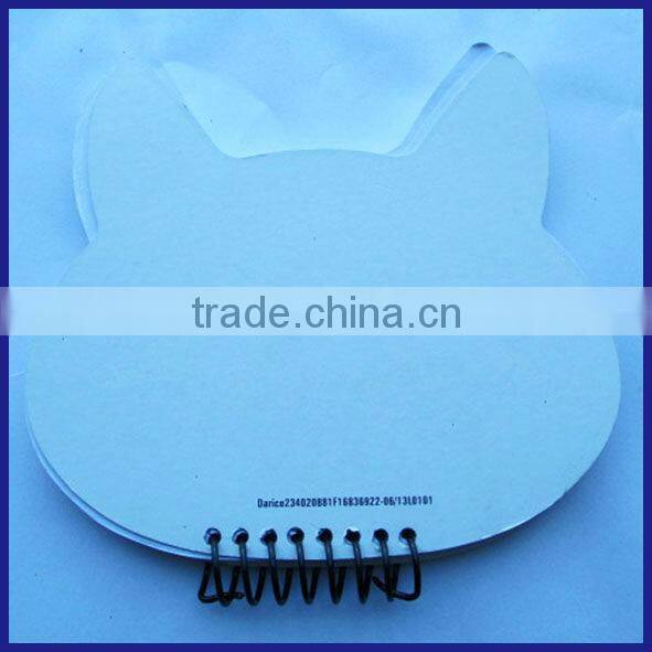 spiral notepad/memo pad 2 subject