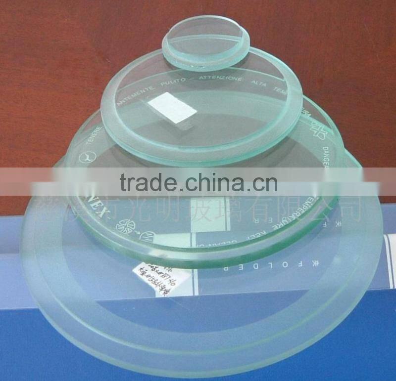 Glass lamp shade cover