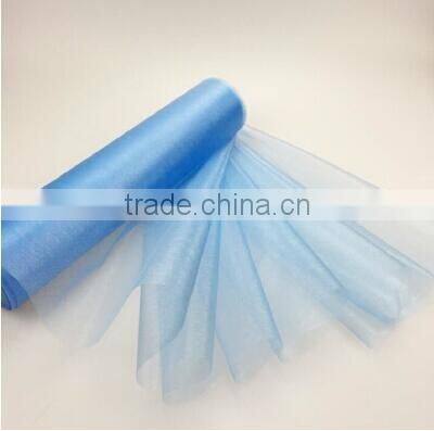 25M X 29CM Organza Roll Sash Chair Bows Table Runner Sashes Swags For Wedding