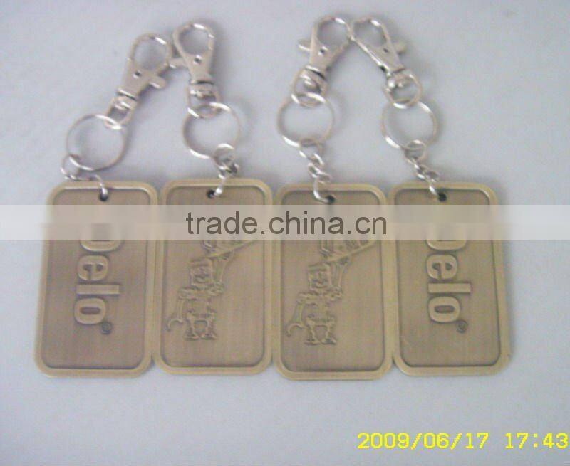 metal embossed dog tag, necklace tag, Pet tag