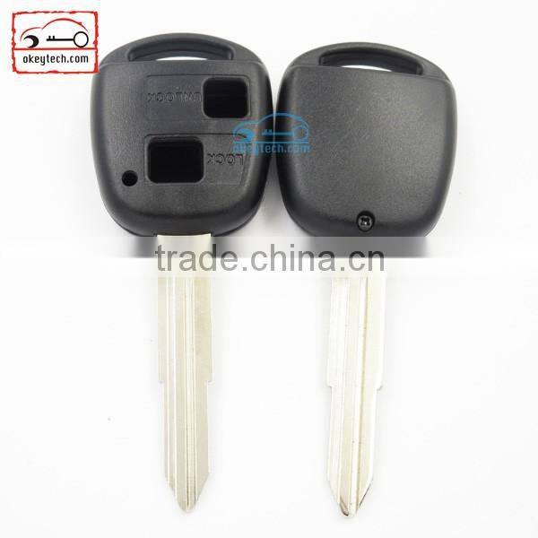 High Quatity Toyota remote key shell 2 button Car Key toyota with toy 41 blank romote key shell
