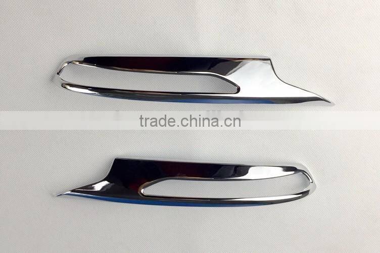 ABS Chrome Mirror Moulding Cover 2 Pcs For KADJAR Car Accessories 2016