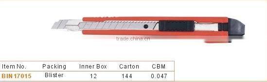 Knife cutter with plastic handle