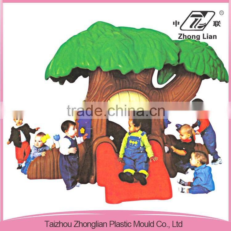 Kids play interesting stable PP plastic furniture preschool slide
