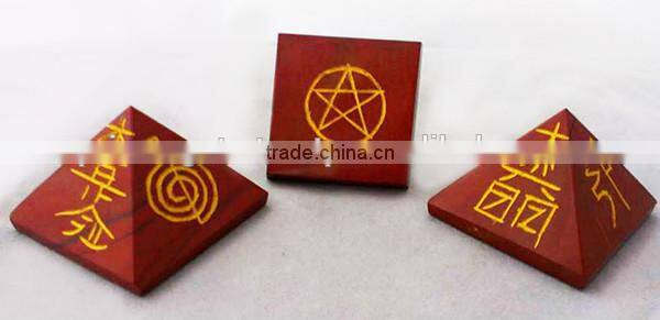 Red Jasper Reiki Pyramids | Reiki Healing Crystals