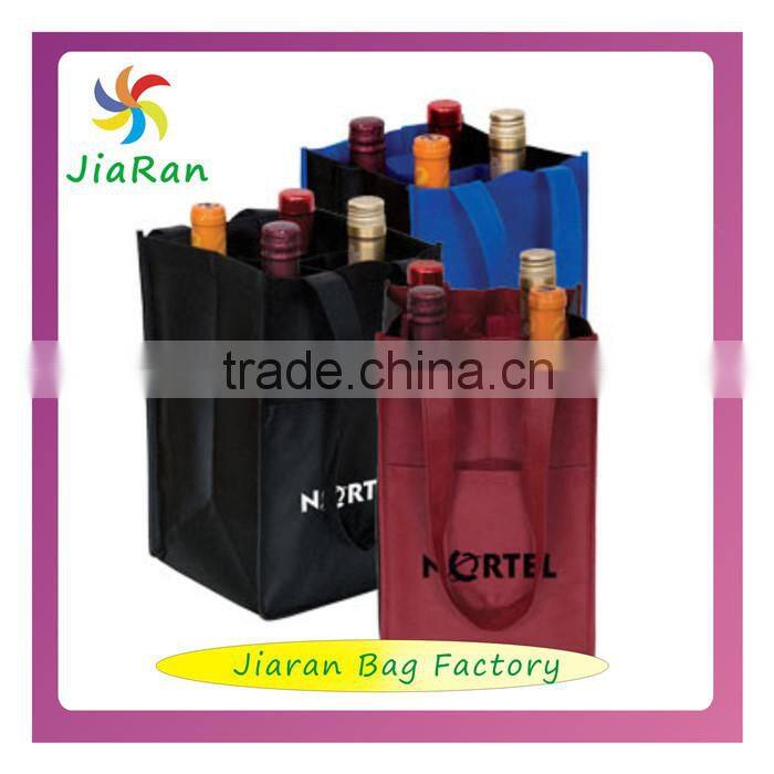 4 Bottle Non-woven Wine Bottle Bag For Sale