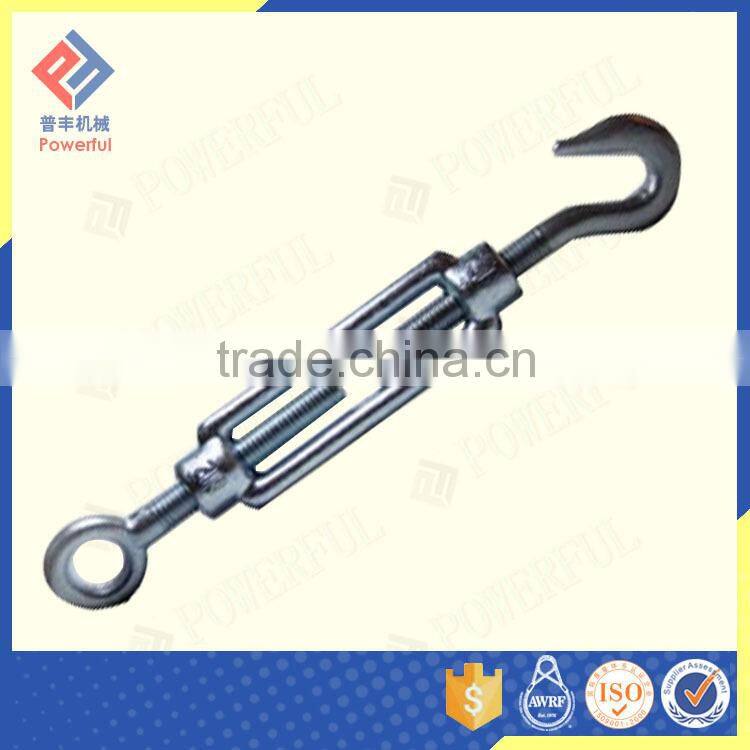 MALLEABLE IRON COMMERCIAL TURNBUCKLE WITH HOOK AND EYE