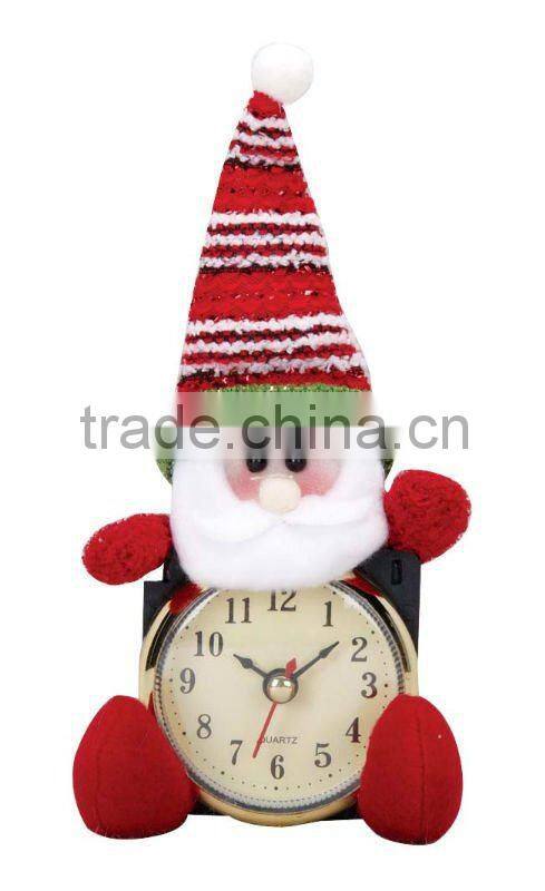 Wall clock with Santa claus